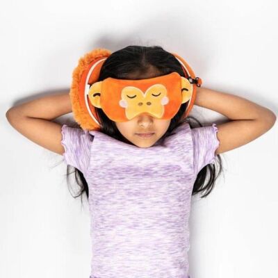 Relaxeazzz Seyahat Yastığı ve Göz Maskesi Adoramals Orangutan - 3
