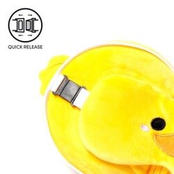 Relaxeazzz Seyahat Yastığı ve Göz Maskesi Duck Plush - 4
