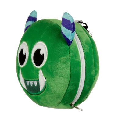 Relaxeazzz Seyahat Yastığı ve Göz Maskesi Green Monstarz Monster Plush - 5