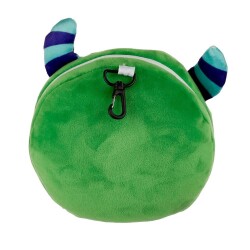 Relaxeazzz Seyahat Yastığı ve Göz Maskesi Green Monstarz Monster Plush - 6