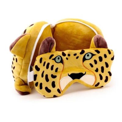 Relaxeazzz Seyahat Yastığı ve Göz Maskesi Leopard - 2