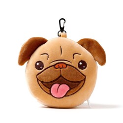 Relaxeazzz Seyahat Yastığı ve Göz Maskesi Mopps Pug - Relaxeazzz