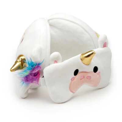 Relaxeazzz Seyahat Yastığı ve Göz Maskesi Unicorn - 2