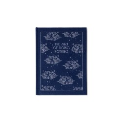 Retro Kapaklı Lacivert Self Help Notepad The Art Of Doing Nothing - Designworks Ink