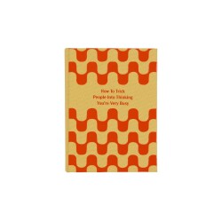Retro Kapaklı Sari Self Help Notepad How To Trick People - Designworks Ink