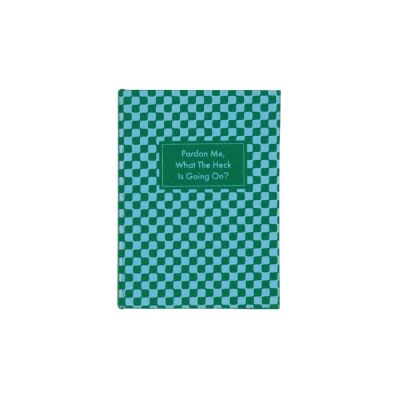 Retro Kapaklı Yeşil Self Help Notepad Pardon Me - 1