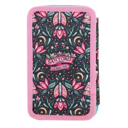 Santoro Wildflower Üç Katlı Dolu Kalem Kutusu - 5