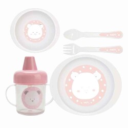 Saro 5 Parça PP Mama Seti Pembe - Saro