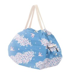 Shupatto Compact Bag - L - Hana ni Tori - Shupatto