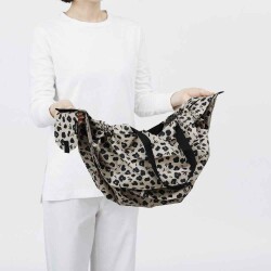Shupatto Compact Bag - L - Paw Marks - 2