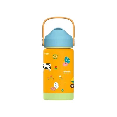 SipnJoy FlipSip Çocuk Su Termosu 360 ml Farmyard Fun - 2