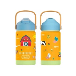 SipnJoy FlipSip Çocuk Su Termosu 360 ml Farmyard Fun - 3