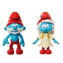 Şirinler 2'Li Figür Papa Smurf & Smurfwillow - Neco