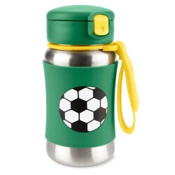 Skip Hop Pipetli Paslanmaz Çelik Suluk Futbol - Skip Hop