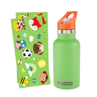 Skip Hop Spark Style Paslanmaz Çelik Stickerlı Suluk Yeşil - 1