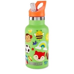 Skip Hop Spark Style Paslanmaz Çelik Stickerlı Suluk Yeşil - 3