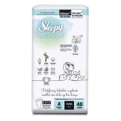 Sleepy Bio Natural Bebek Bezi Jumbo Maxi 48li No:4 - 2