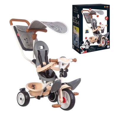 Smoby Bebek Bisikleti Mickey Baby Balade Plus Tricycle - 1
