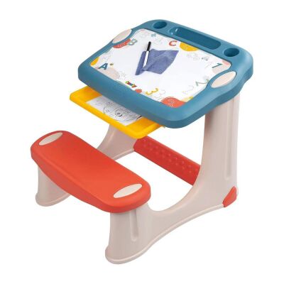 Smoby Magic Tahtalı Masa ve Taburesi Seti - 1