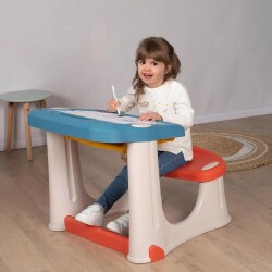 Smoby Magic Tahtalı Masa ve Taburesi Seti - 4