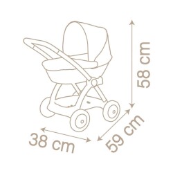 Smoby Oyuncak Bebek Puseti Baby Nurse Landau - 8