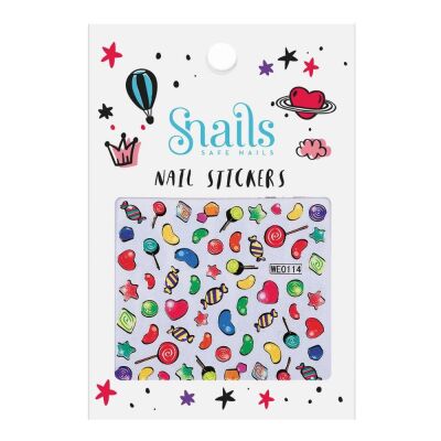 Snails Tırnak Sticker Seti Candy Blast - 1