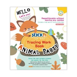 Stickn Çocuklar için Sticker Aktivitesi Hayvanlar - Stickn