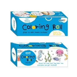 Stickn Yapışkanlı Boyama Rulosu 10 x 243 cm Sea Life - Stickn