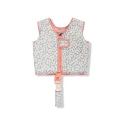 Swim Essentials Green Flowers Köpük Dolgulu Yüzme Yeleği 3-6 Yaş - Swim Essentials