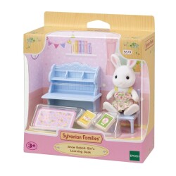Sylvanian Families Kar Tavşan Kız ve Çalışma Masası - Epoch