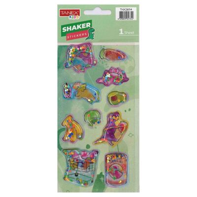 Tanex Sulu Stıcker Serisi Tnx-26114 Dino ve Alışveriş Temalı - 1