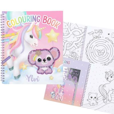 Top Model Ylvi Unicorn ve Sequins Boyama Kitabı - 1