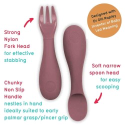 Tum Tum Kutulu Silikon Kaşık Çatal Set Betsy Bear - 2