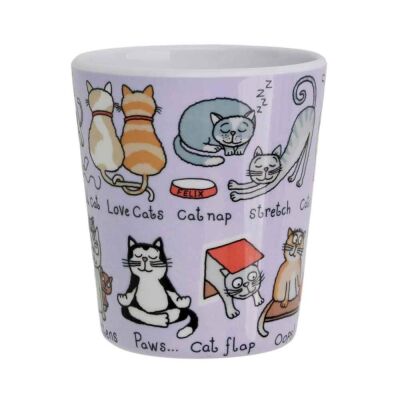 Tyrrell Katz Melamin Bardak Cats M - 1