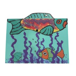 Unick Color Fish A4 Çıt Çıt Dosya - Unick Color