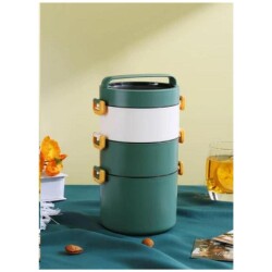 Vagon Life Çelik 3 Gözlü Sefer Tası Yemek Kabı 1800 ML - 4