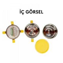 Vagon Life Çelik Yemek Termosu 2 Katlı Sefertası 1600 ML XC397 - 6