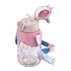 Vagon Life Pipetli Suluk 650 ML Askılı Kapağı Figürlü - 2