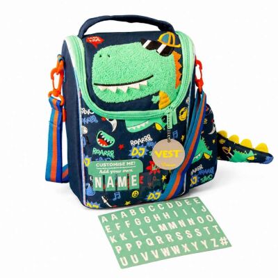 Vest Beslenme Çantası Dino Matara Gözlü - 1
