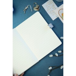 Victoria's Journals Hush Hush Kilitli Metalik Defter Kutulu 160 Yaprak Çizgili Gümüş - 4