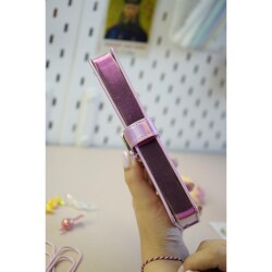 Victoria's Journals Hush Hush Kilitli Metalik Defter Kutulu 160 Yaprak Çizgili Pembe - 3