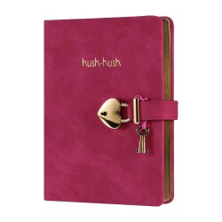 Vj Defter 13X18 Hush Hush Kilitli 80 Gr Fuşya 160 Yp - Victorias Journal