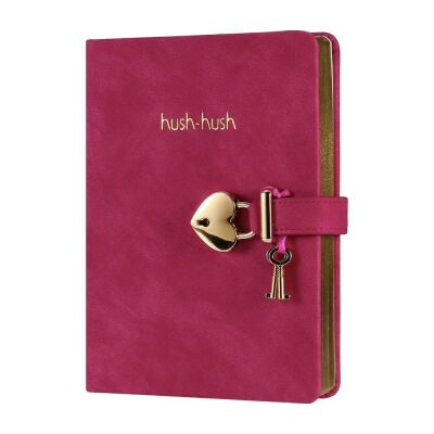 Vj Defter 13X18 Hush Hush Kilitli 80 Gr Fuşya 160 Yp - 1