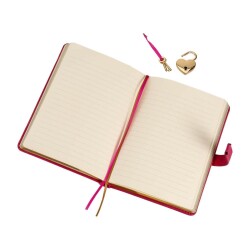 Vj Defter 13X18 Hush Hush Kilitli 80 Gr Fuşya 160 Yp - 4