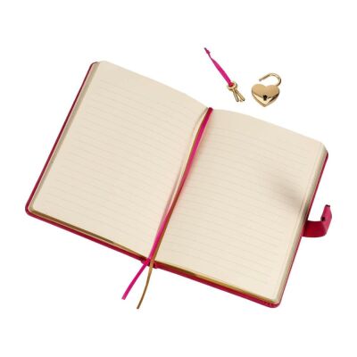 Vj Defter 13X18 Hush Hush Kilitli 80 Gr Fuşya 160 Yp - 4