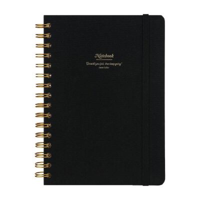Vj Defter Canvas Kapaklı A5 100 Gr 160 Sayfa Siyah Çiz - 1