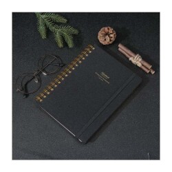 Vj Defter Canvas Kapaklı A5 100 Gr 160 Sayfa Siyah Çiz - 3