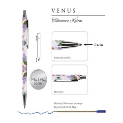 Vj Venüs Tükenmez Kalem Kutulu Leylak V-10 - 2