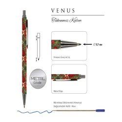 Vj Venüs Tükenmez Kalem Kutulu Nar V-12 - 2