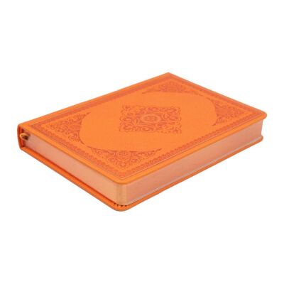 Vj Vintage Old Book Defter 12 x 17 Cm 80 Gr 128 Yap Çizgili Turuncu - 3